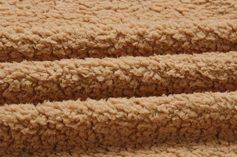 Women's Winter Soft Plush Thick Fleece Faux Fur Jacket